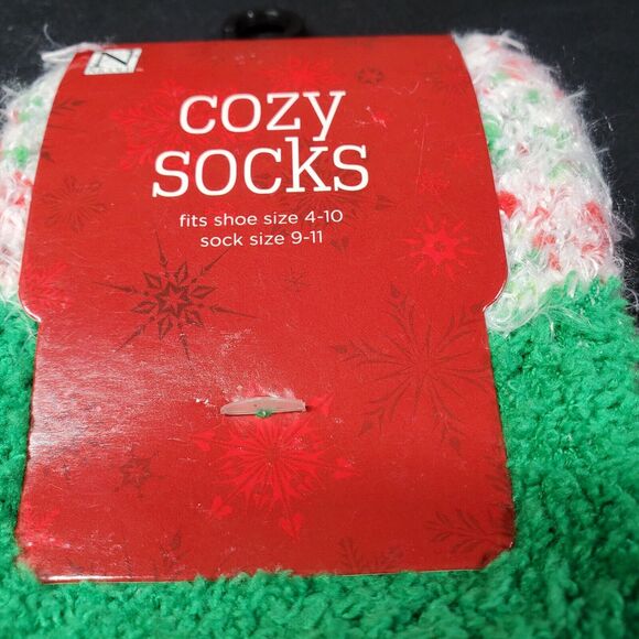 Christmas Socks Lot 3 Pairs Womens Shoe Sz 4-10 Soft Holiday Gift Stocking Stuff - Picture 5 of 9
